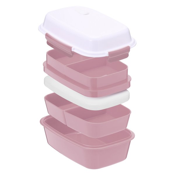 Lunch box - bento - boite à repas personnalisable pour enfants motif koala couleur parme