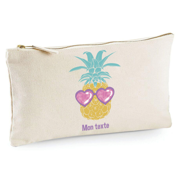 Trousse 20x11 cm - Ananas