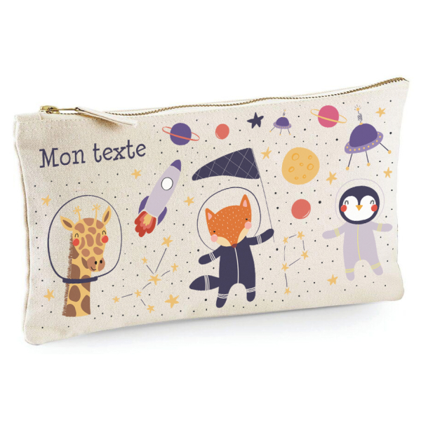 Trousse 20x11 cm - Cosmonautes