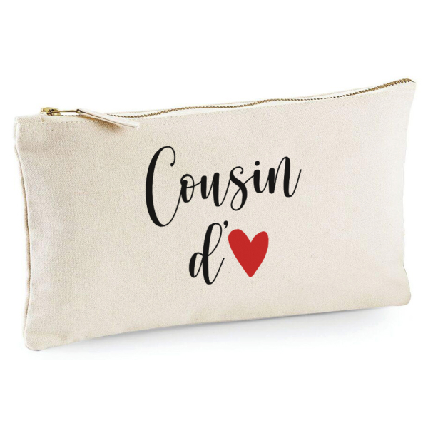 Trousse 20x11 cm - Cousin d'amour