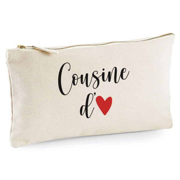 Trousse 20x11 cm - Cousine d'amour