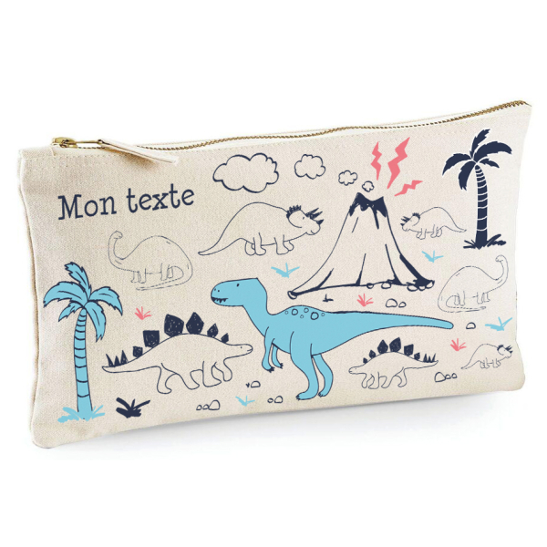 Trousse 20x11 cm - Dinosaures