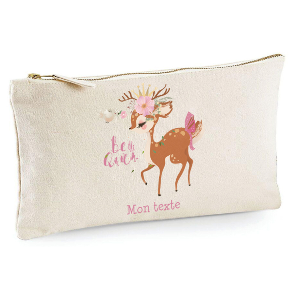 Trousse 20x11 cm - Faon Be The Queen