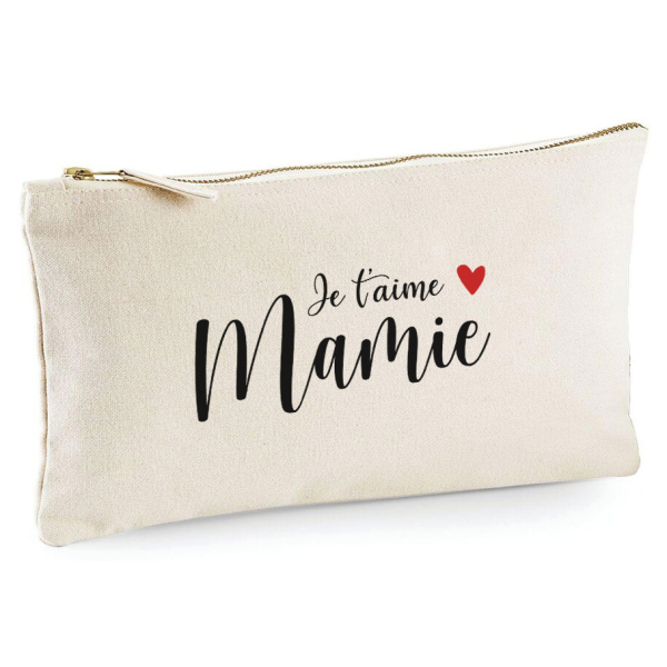 Trousse 20x11 cm - Je t'aime Mamie