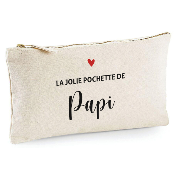 Trousse 20x11 cm - La jolie pochette de Papi