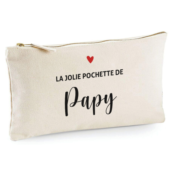 Trousse 20x11 cm - La jolie pochette de Papy