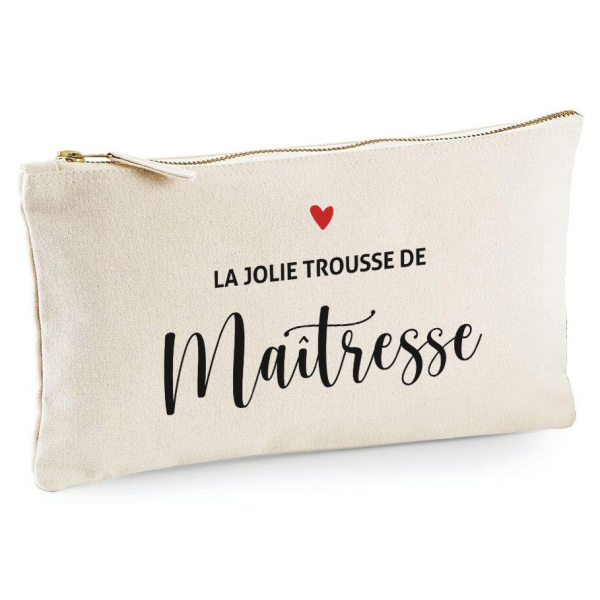 Trousse 20x11 cm - La jolie trousse de Maîtresse