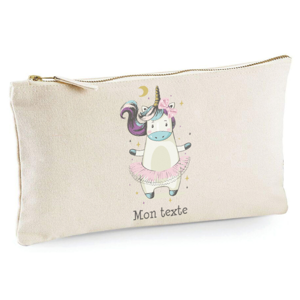 Trousse 20x11 cm - Licorne