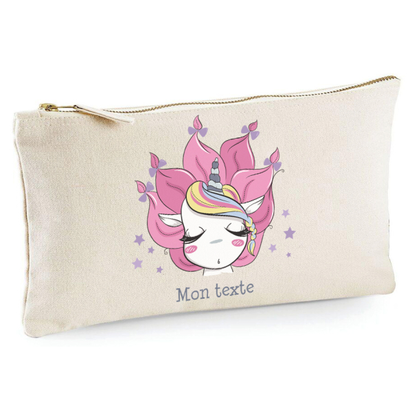 Trousse 20x11 cm - Licorne