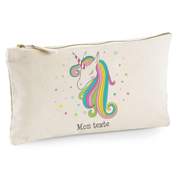 Trousse 20x11 cm - Licorne