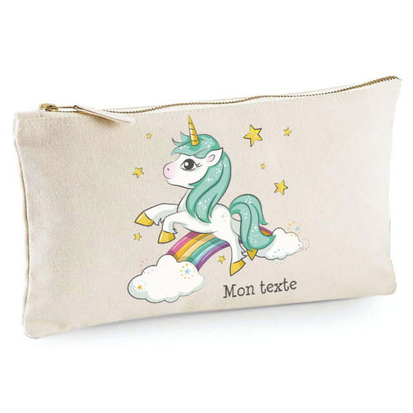 Trousse 20x11 cm - Licorne