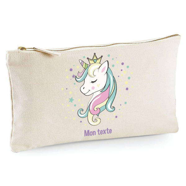 Trousse 20x11 cm - Licorne