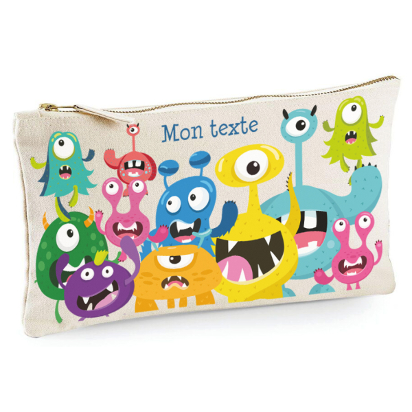 Trousse 20x11 cm - Petits Monstres