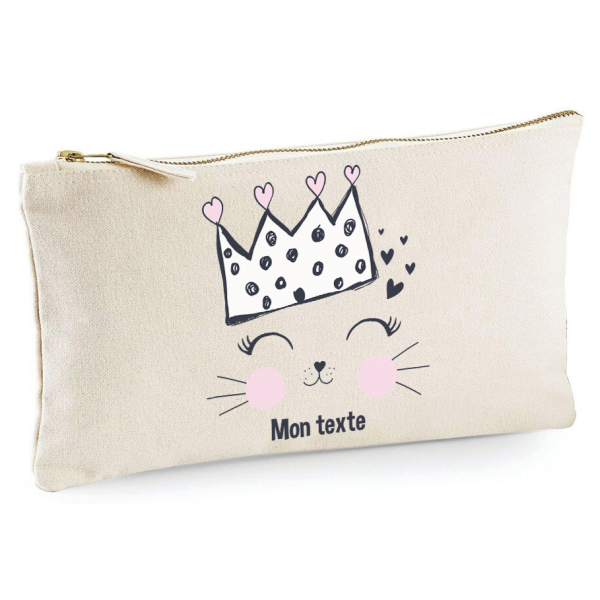 Trousse 20x11 cm - Princesse Chat