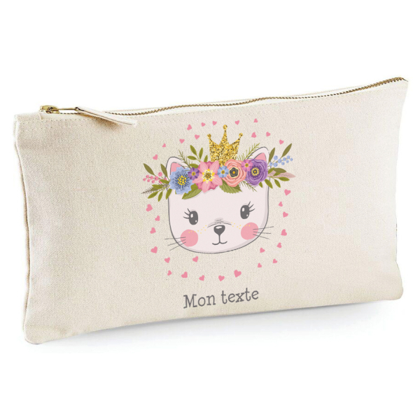 Trousse 20x11 cm - Princesse Chaton